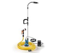 Bomba sumergible con batería compatible con batería Maki-Ta de 18 V, bomba de barril de lluvia de 300 W, caudal de 5000 l/h, altura de extracción de 8 m (sin batería)