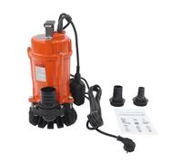 Bomba sumergible de 750 W, 4179 GPH, IP68, 2850 rpm, 18 m, color naranja | Bomba de agua para piscina, bomba de jardín, bomba de agua doméstica, bomba de pozo, protección térmica del motor