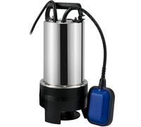 VEVOR Bomba Sumergible de Aguas Residuales 1100W 1,75HP Bomba de Agua Sumergible Flujo Máximo de 333,3L/min Bomba de Agua Sucia Elevación Máxima de 9m para Bombear Agua de Piscinas, Sótanos, Estanques