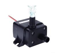 Bomba sumergible de plástico de 12 V para uso en estanques de fuente | Funcionamiento silencioso, ligero para el diseño, se adapta a tanques pequeños, alimentación de 12 V CC