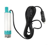 Bomba sumergible eléctrica 12 V/24 V, 30 L/min, bomba de transferencia de combustible diésel, 100 W, metal, altura de elevación de 5 m para bidón para agua y aceite (D)