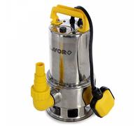Bomba sumergible eléctrica para aguas sucias Lavor EDS-M 15000 de metal, de 1100 W