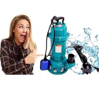 Bomba sumergible IBO Furiatka 1100 con triturador y flotador