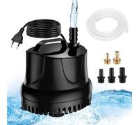 Bomba sumergible mini de 25 W, con un caudal de 1500 litros por hora, adecuada para fuentes, piscinas, riego de jardines, acuarios y estanques de peces.