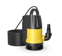 Bomba sumergible para aguas residuales 13000l/h, 750W, altura 7,5m, partículas hasta Ø35mm