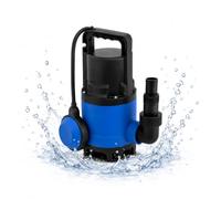 Bomba sumergible para aguas residuales 400 W - 7500 l/h, 5 m de altura de entrega, 4 m de profundidad de inmersión, cable de conexión de 10 m, interruptor de flotador ajustable, termoprotección - para