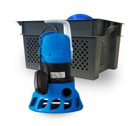 Bomba sumergible Tallas D-DWP 1000 con caja y manguera de drenaje de 20 metros - 1000 W | 19.2 m³/h | Monofásico 230 V medium Azul / Negro