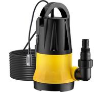 Bomba sumergible Wiltec con sensor de 750 W, bomba para pozos profundos con 2 modos, potente bomba de agua de 13000 l/h, bomba para pozos con una altura de bombeo de 9,5 metros y una profundidad máxim