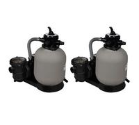 Bombas De Filtro De Arena 2 Unidades 600 W 17000 L/h Vidaxl