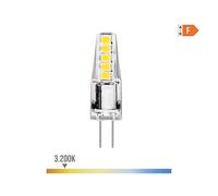 BOMBILLA BI-PIN SILICONA LED G4 12V 2W 180lm 3200K LUZ CALIDA Ø1x3,7cm EDM