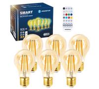 Bombilla de filamento Bluetooth Mesh Smart A60 con mando a distancia