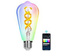 Bombilla de filamento inteligente WiFi WB ST64 E27 4.9W RGB+CCT