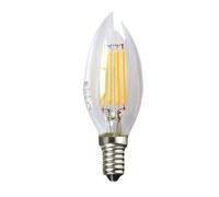 Bombilla de filamento led e14 vela 3w luz blanca 5000k