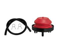Bombilla de imprimación para soplador de nieve, bombilla de imprimación de carburador con tuberías, repuesto de carburador compatible con motor Tecumseh AV520 HMSK100 HMSK105 HMSK110