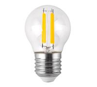 Bombilla filamento esferica 7x4,5d 4w clara e27 450lm 2700k