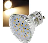 Bombilla Foco de luz LED GU10 ''H40 SMD'', 120°, 3000 K, 280 lm, 230 V/3 W, luz blanca cálida