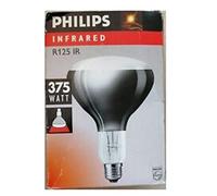 Bombilla Infrarroja Philips R125 E27 375W Incandescente Cristal Claro