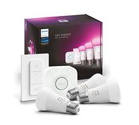 Philips Kit de inicio Hue White & Color Ambiance E27 x3 con mando a distancia Hue – Nuevo