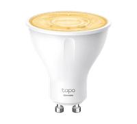 Bombilla inteligente - TP-Link Tapo L610, LED, RGB, 350 lm, Control voz, Regulable, GU10, Blanco
