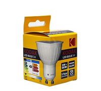 BOMBILLA KODAK LED DICROICA GU10 - 400LM - CALIDO 3000K - 5W=50W - NO REGULABLE