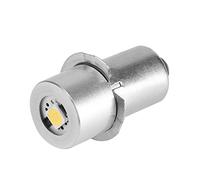 Bombilla LED, 1W P13.5S LED linterna bombilla, 100 ~ 110LM 2700 ~ 7000K lámpara de repuesto antorcha lámpara emergencia trabajo luz(3V)