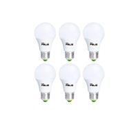Bombilla Led A60 redonda estandar 6W/8W/9W/10W/11W/12W/13W/14W, luz amarilla/luz calida 3000K , casquillo grande E27, pack de 6 uds, Don Feliz