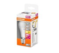 Bombilla LED A60 SENSOR CREPUSCULAR Y DE MOVIMIENTO 2700K, 1055 lm, casquillo E27, apagado automático tras 15 s sin movimiento, umbral 10 lux, ideal para luces interiores, lámparas de techo y apliques
