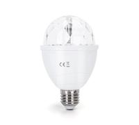 Bombilla LED Aigostar LUZ FIESTA RGB CASQUILLO ANCHO E27-IP 20-3W-360 ROTACION AUTOMATICO