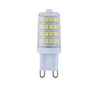Bombilla LED bi-pin Lindby, G9 3 W, transparente, 4000 K, 350 lm EC:EPREL:1555898