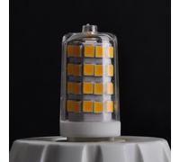 Bombilla LED bi-pin Lindby, juego de 5, G9, 3 W, transparente, 3.000 K EC:EPREL:741245