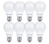 Bombilla LED Blaupunkt Clásica A60, lámpara, E27, 6W, sustituye de 60W, blanco natural 4000K, luz natural neutra tipo luz diurna, no regulable, 600 lúmenes, interior exterior, 8 unidades (pack de 8)