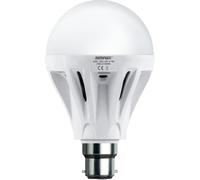 Bombilla LED - Bombilla de bajo consumo - Bombilla con casquillo - Bombilla de llama - Equivalente a bombilla halógena - Bombilla A80 anti cortes cristal blanco B22 7 W 6400 K 300 Lm