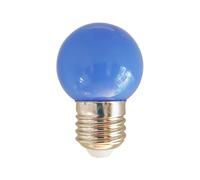 Bombilla led color azul e27 1w 230vac 360º