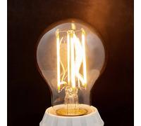 Bombilla LED con filamento de 6 W, color ámbar, 1800 K, E27, de la marca Lindby