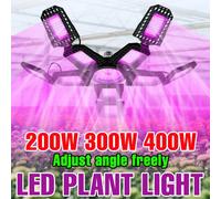 Bombilla LED de 400W para cultivo de plantas, lámpara de espectro completo E27/E26, tienda de campaña hidropónica para flores de interior, cultivo de vegetales y tomates