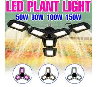 Bombilla LED de cultivo E27/E26 de 150W, lámpara de cultivo hidropónico de plantas de espectro completo para invernadero, iluminación de relleno de tomate y verduras