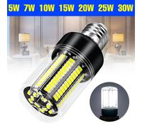 Bombilla LED de maíz de 30W E27/E26, bombillas para interiores, lámpara de techo de 220V, foco E14 B22, iluminación del hogar para sala de estar, dormitorio, 110V, sin parpadeo