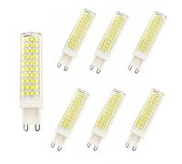 Bombilla LED de Maíz G9 de Bayoneta 7W/9W/12W Reemplazo Halógeno Ahorro Energético Sin Parpadeo CRI>80 Dormitorio Salón Cocina Pasillo No Regulable Pack de 7(Warm white 3000K,12W)