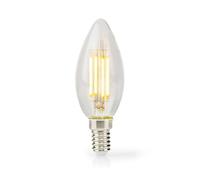 Nedis Bombilla LED Filamento E14 4,5 W 470 lm 2700 K Regulable 1 unidad