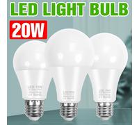 Bombilla LED E27/E26 de 20W, lámpara de techo E14, bombillas LED de araña AC220V, ahorro de energía para el hogar, sala de estar, dormitorio, iluminación suave