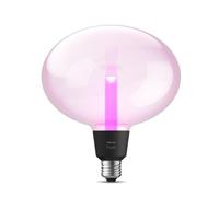 Philips Hue Bombilla Lightguide E27 elíptica – blanca y multicolor, Bluetooth, Alexa y Google Home
