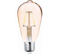 Bombilla LED "Forever Light" de filamento, casquillo E27, modelo ST64, 4W, 230V, 2200K, 400 lúmenes, color dorado, estilo vintage