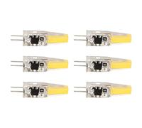 Bombilla Led G4 220V 6 Uds 6W 500Lm G4 Bombilla Led COB Gelrgy Ahorro para Lámpara de Techo Lámpara de Pared Lámpara de Mesa 220V Gel G4 Bombilla Led 220V 3W (Blanco cálido)