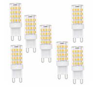 Bombilla LED G9 5W Equiv a 40W Luz Cálida 3000K Alto Brillo Sin Parpadeo Ahorro Energético CRI>80 Dormitorio Salón Cocina Tienda Café Bar No Regulable Pack de 7