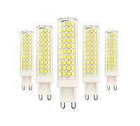 Bombilla LED G9 Luz Neutra 4000K 7W/9W/12W Reemplazo Halógeno Ahorro Energético Sin Parpadeo CRI>80 para Dormitorio Salón Cocina Pasillo No Regulable Pack de 5(12W)