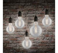 Bombilla LED globo Paulmann con filamento, casquillo E27, G125, 9 W, 2700 K, EC:EPREL:1068485