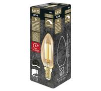 Bombilla LED Golden Age (E14, Intensidad regulable, Ámbar, 320 lm, 4 W, Vela)