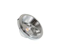 LEDKIA LIGHTING - Bombilla LED GU10 15W | 1200 lm | AR111 | Luz para espacios comerciales | Ángulo de apertura 24º | Blanco Cálido 2700K | Aluminio Policarbonato (PC)