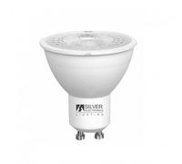 Silver Electronics Bombilla LED Dicroica Eco GU10 8W 3000K 38° Luz cálida