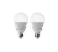 Bombilla LED Lindby, juego de 2, E27, 8,5 W, mate, 3.000 K EC:EPREL:753195